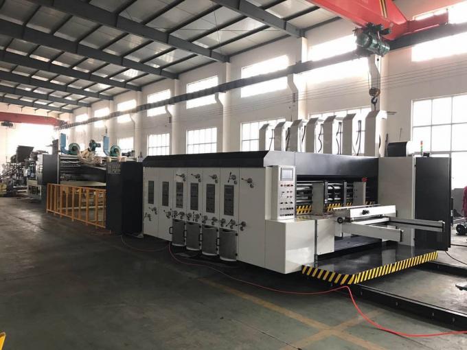 4 en línea completamente automático/Casemaker de Gluer de la carpeta del troquelador de Slotter de la impresora de color