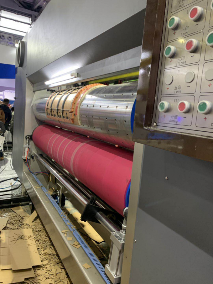 Completamente succión, alta impresión de tinta del color de la definición 6 (impresión inferior) con la carpeta Gluer y grapadora en línea