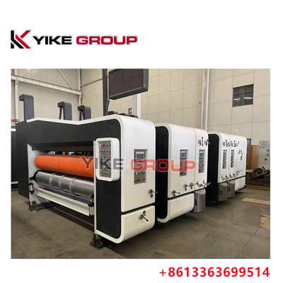 YK-1424 Impresora de alta velocidad de flexo Slotter Die Cutter Machine Fabricación de caja de cartón