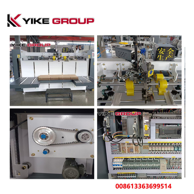 Tipo máquina de costura del GRUPO 2000 de YIKE de la caja acanalada/máquina de costura de la fabricación de cajas con la pieza única