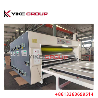 1600x3000MM Printer de alimentación por cadena Slotter Die Cutter Machine Caja de cartón hecha por YIKE GROUP