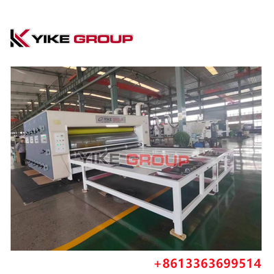 1600x3000MM Printer de alimentación por cadena Slotter Die Cutter Machine Caja de cartón hecha por YIKE GROUP