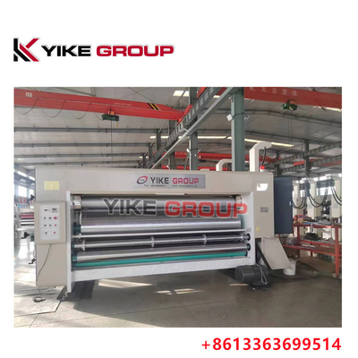 1600x3000MM Printer de alimentación por cadena Slotter Die Cutter Machine Caja de cartón hecha por YIKE GROUP
