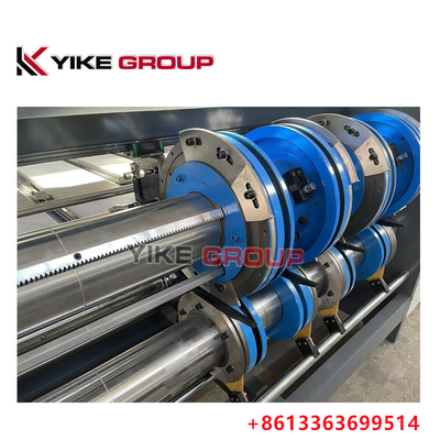 YK-1424 Chain Feeder 2 Color Flexo Impresión de la máquina de hacer caja corrugada