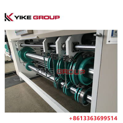 YK-1424 Chain Feeder 2 Color Flexo Impresión de la máquina de hacer caja corrugada