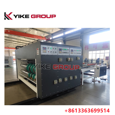YK-1424 Chain Feeder 2 Color Flexo Impresión de la máquina de hacer caja corrugada