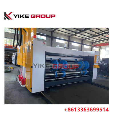 YIKE GROUP 1400X2800 Tipo de cadena Flexo Printer Slotter máquina para la caja de cartón corrugado