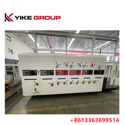 YK-1424 Impresora de alta velocidad de flexo Slotter Die Cutter Machine Fabricación de caja de cartón