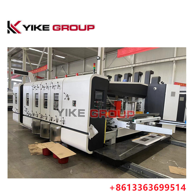 YK-1424 Impresora de alta velocidad de flexo Slotter Die Cutter Machine Fabricación de caja de cartón