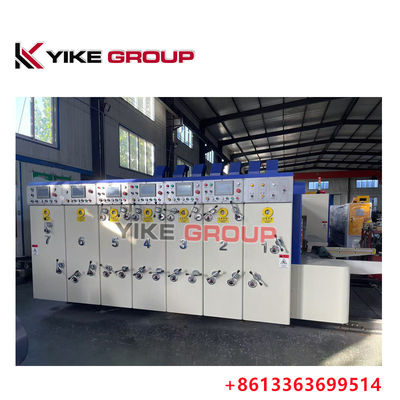 Impresora de Flexo del color YKHS-1426 4 con Slotter y cortar con tintas
