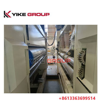 Yk-1228 Impresora de alimentación de borde de plomo, máquina de corte por muelle para cartón ondulado