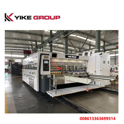 YK-1224 150 Pcs/Min 4 Color Flexo Printer Slotter Machine Carton Box haciendo la máquina