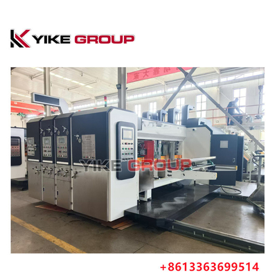 Máquina de empalme de impresión flexible de alta velocidad para cajas de cartón que hace 120-150 hojas/min
