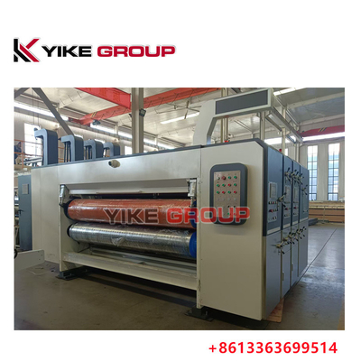 Máquina de empalme de impresión flexible de alta velocidad para cajas de cartón que hace 120-150 hojas/min