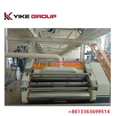 YIKE GROUP Roller corrugado de diámetro 280mm Máquina de cara única para la línea de producción de cartón corrugado