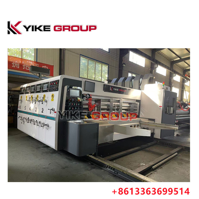 Max Impresión Tamaño 1450X2500 Máquina de corte automático de borde de plomo Flexo 3 Color Slotter
