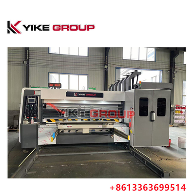 Max Impresión Tamaño 1450X2500 Máquina de corte automático de borde de plomo Flexo 3 Color Slotter