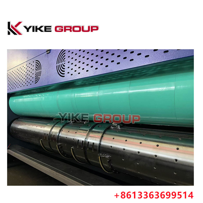 Max Impresión Tamaño 1450X2500 Máquina de corte automático de borde de plomo Flexo 3 Color Slotter
