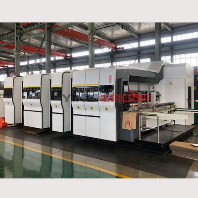 300pcs/Min High Definition Flexo Printer Slotter mueren máquina del apilador del cortador