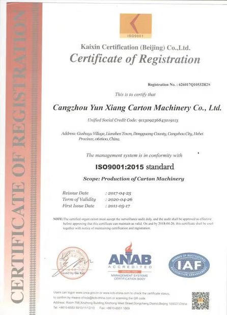 China CHINA YIKE GROUP CO.,LTD Certificaciones